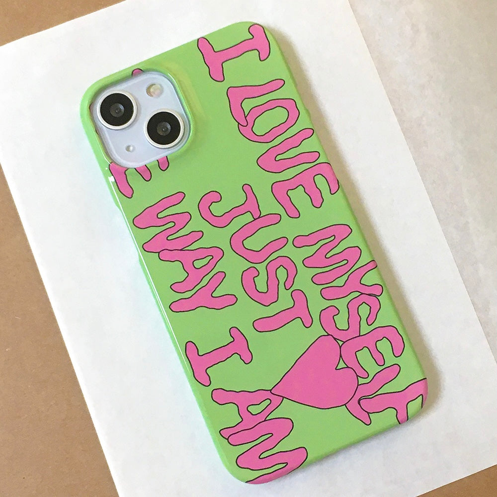 Luvmasel I Am (Green) Phone Case (Hard)