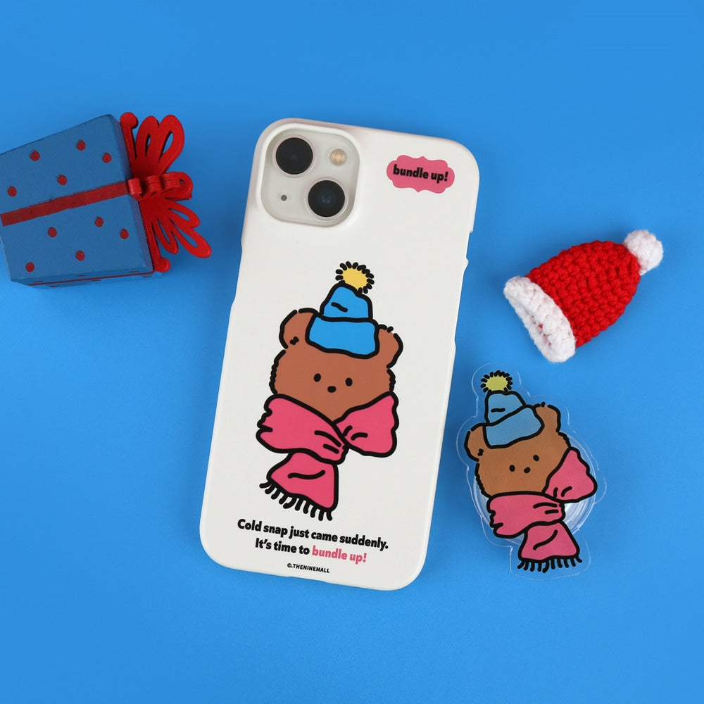 Bundle Up Gummy Phone Case (Hard/Card Storage)