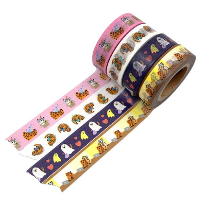 【現貨95折】Muzik Tiger Tiger Masking Tape #Ghost tiger