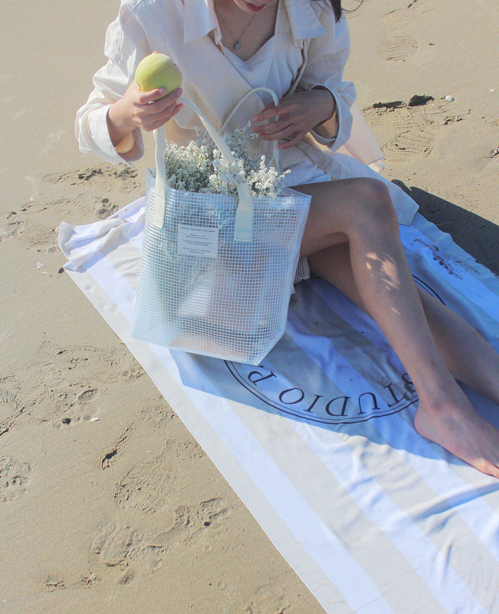 P.Palette Clear Beach bag (waterproof)