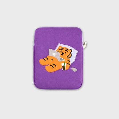 Muzik Tiger Stay Home Tiger Ipad/Notebook Pouch (9.7-16 inch)