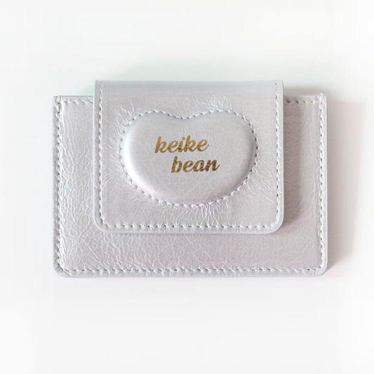 Keike 'shape of' wallet - silver bean