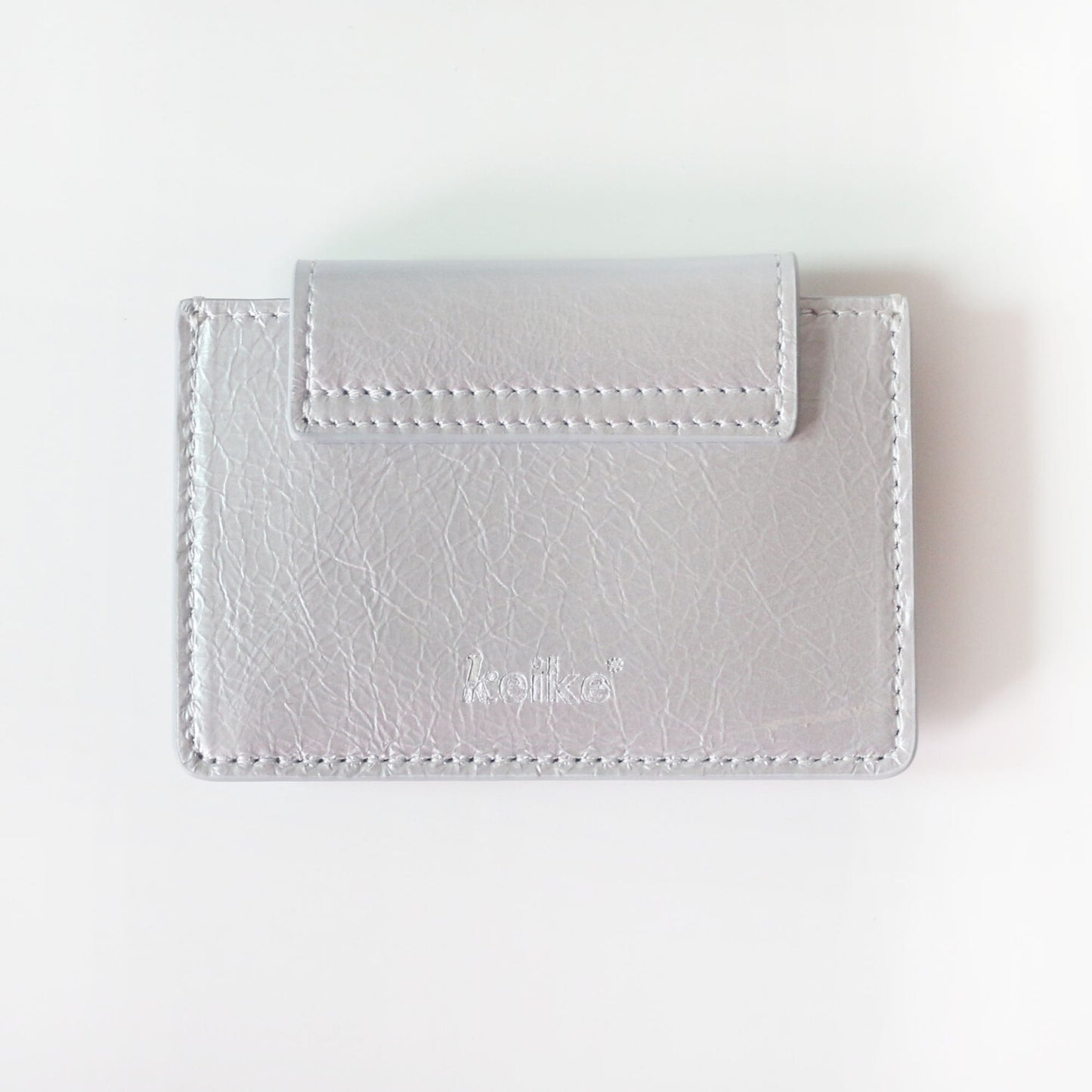 Keike 'shape of' wallet - silver bean