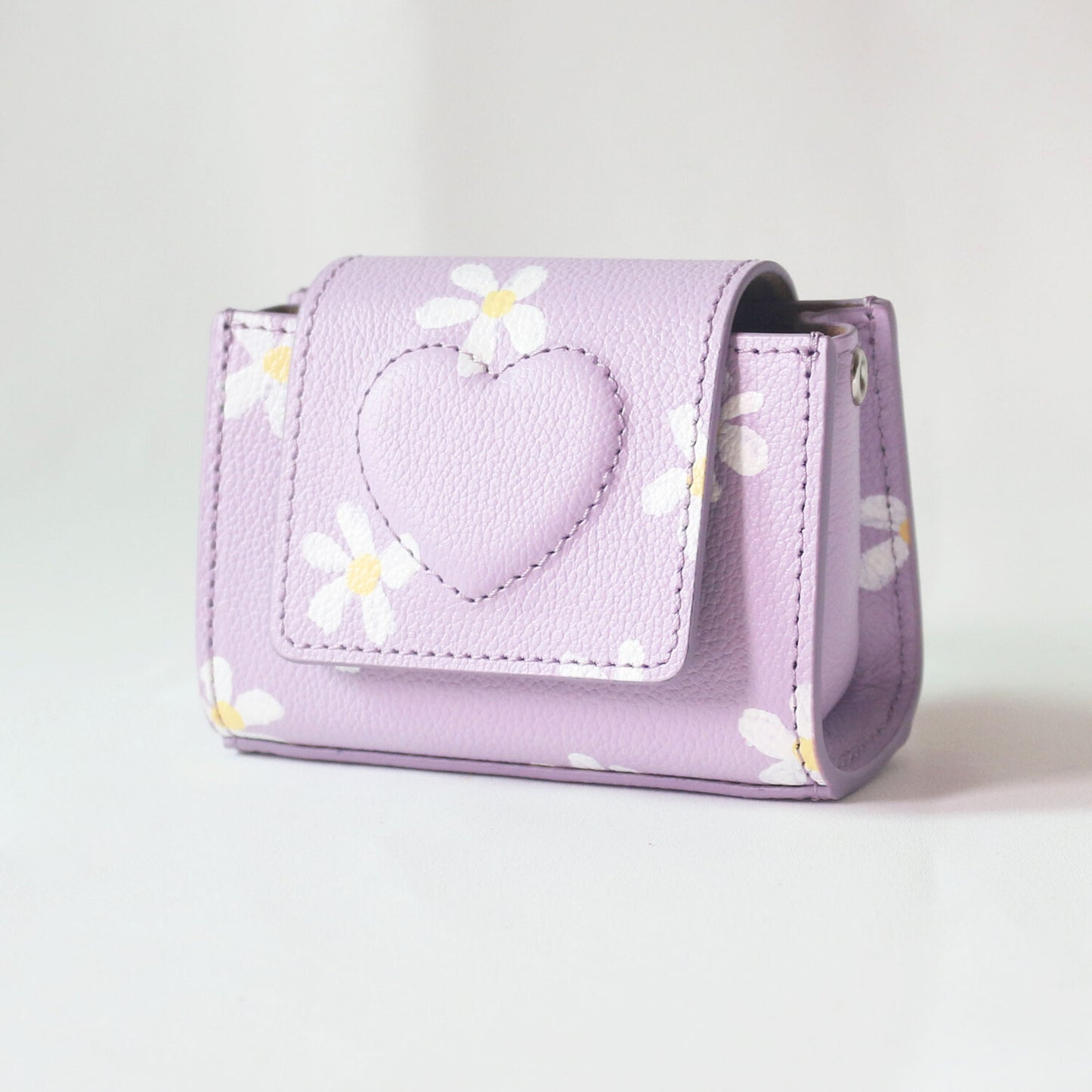 Keike 'shape of' microbag - purple daisy