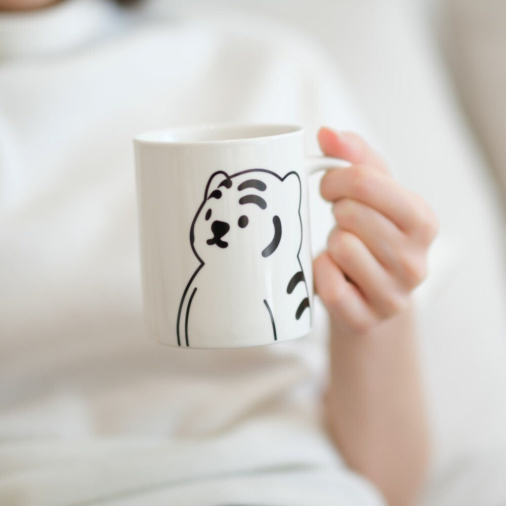 【現貨95折】Muzik Tiger Ceramic Mug #白色老虎