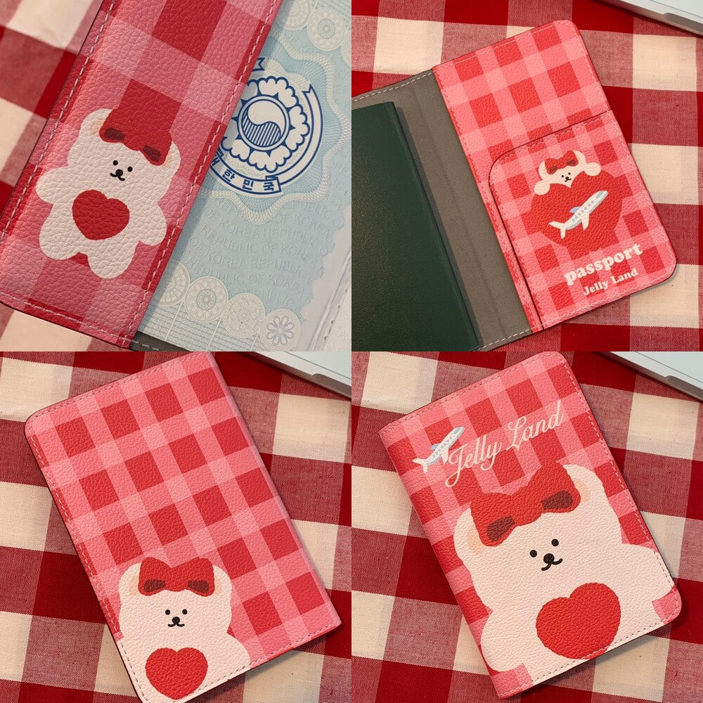 Jellyland Honey Family Leather Passport Case 護照套 (3款)