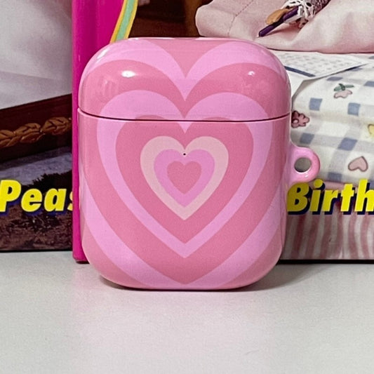 Mafavarchive pink heart beam airpod case