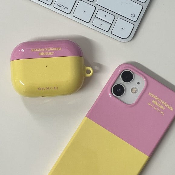 Mafavarchive strawberry banana airpod case