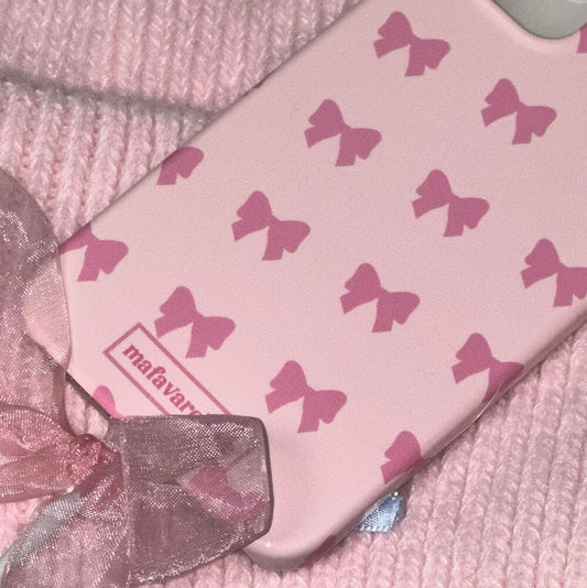 Mafavarchive pastel pink ribbon hard case