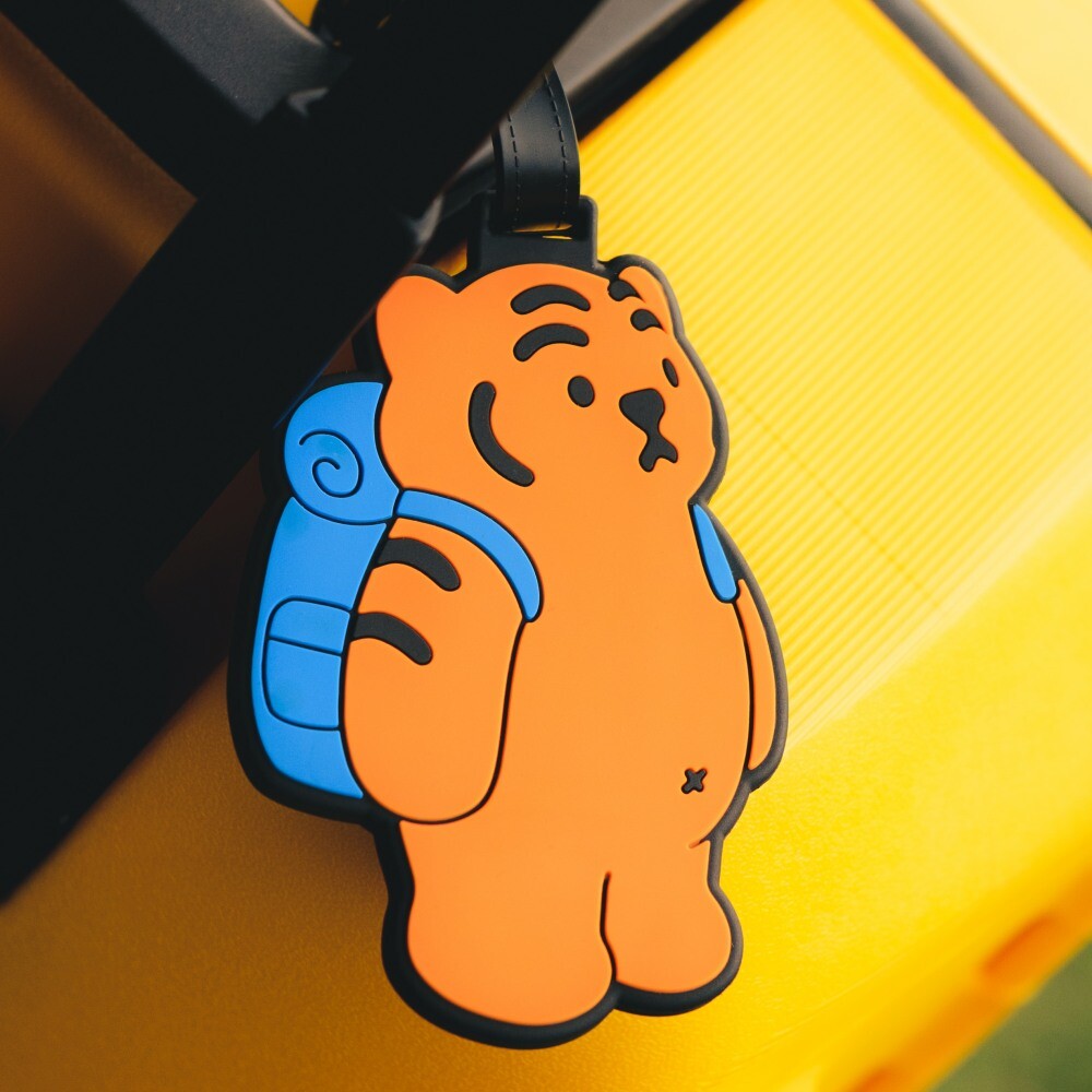 【現貨95折】Muzik Tiger Luggage Tag/Name Tag 行李牌 #橙色