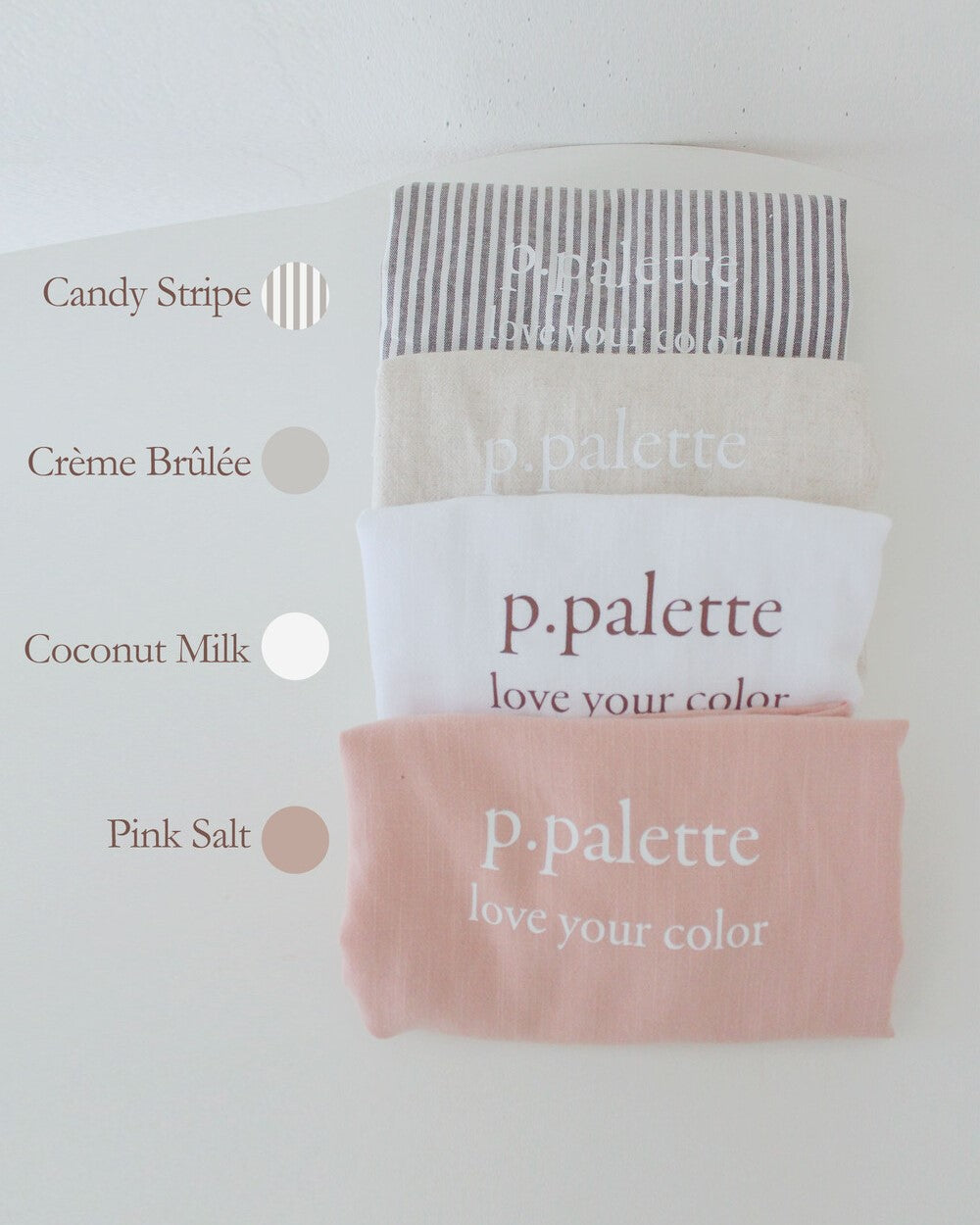 P.Palette Natural linen bag (4 Colors)