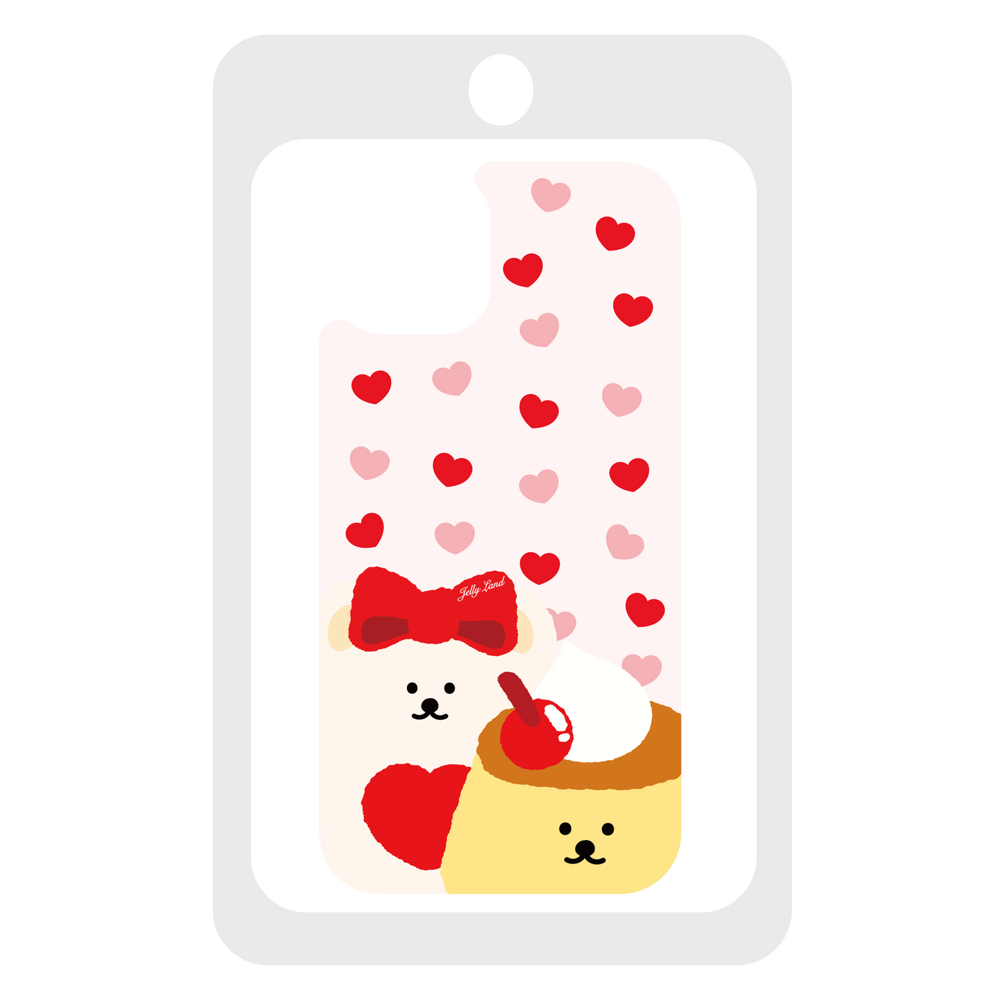 Jellyland Heart Honey&Pudding Epoxy Case