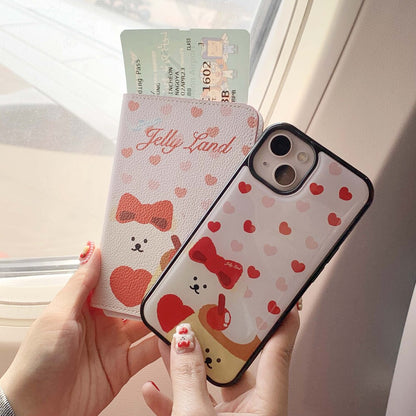 Jellyland Heart Honey&Pudding Epoxy Case