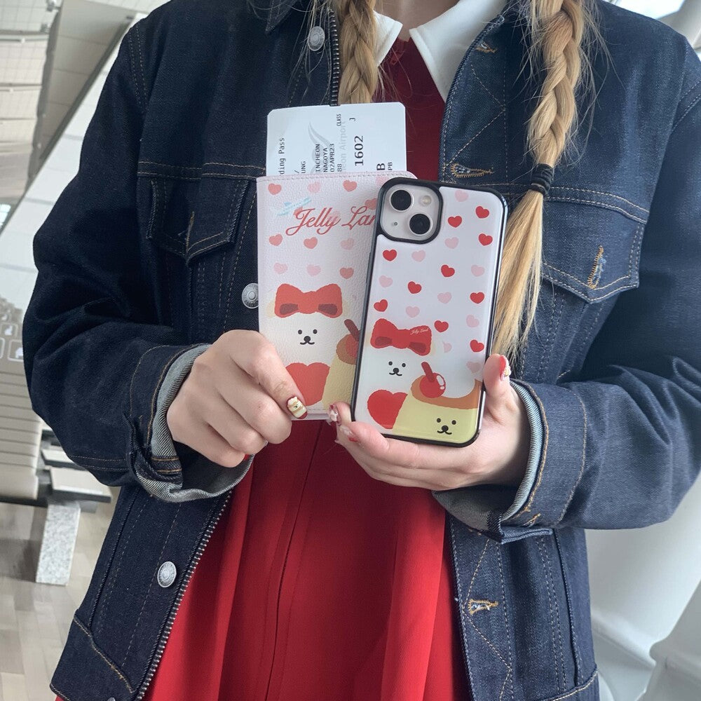 Jellyland Heart Honey&Pudding Epoxy Case