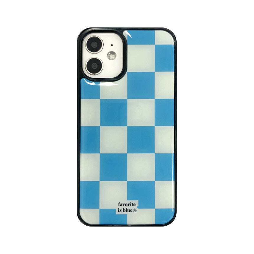 Midmaly Curacao Check Phone Case (Epoxy Bumper)