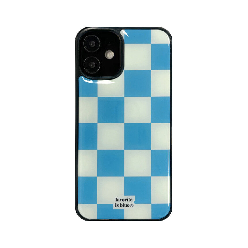 Midmaly Curacao Check Phone Case (Epoxy Bumper)