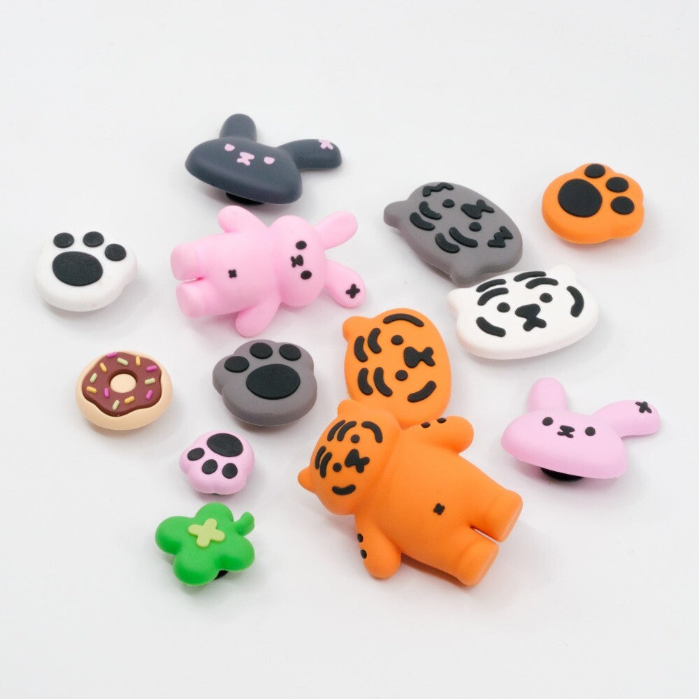 【第二件9折🐯】Muzik Tiger Donut/Clover Shoe Charms Jibbitz 鞋扣 (2款)