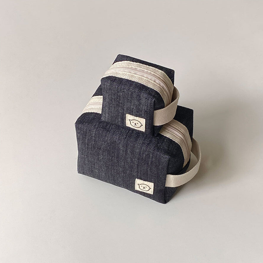 Haedal Store Cube Pouch (Denim)