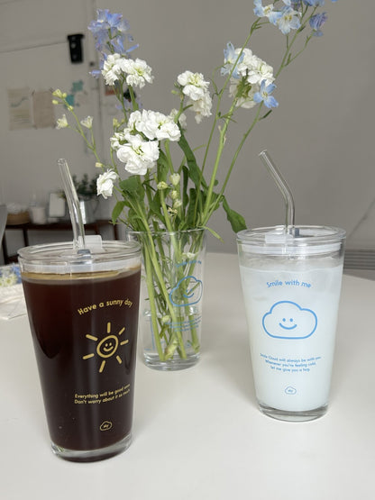 Skyfolio Cloud/Sunny Day Glass Tumbler (2款)