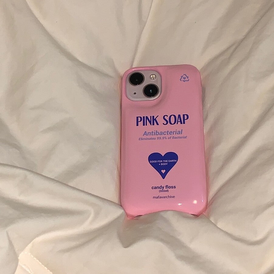 Mafavarchive pink soap fluffy case