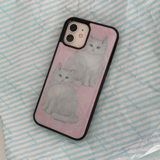 Musemood Blue Eyes Cat (Epoxy) Phone Case