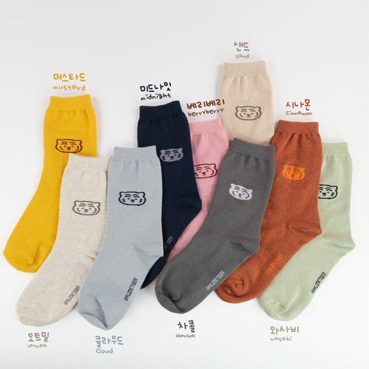 【一Pack3對】Muzik Tiger Color Socks (9色)
