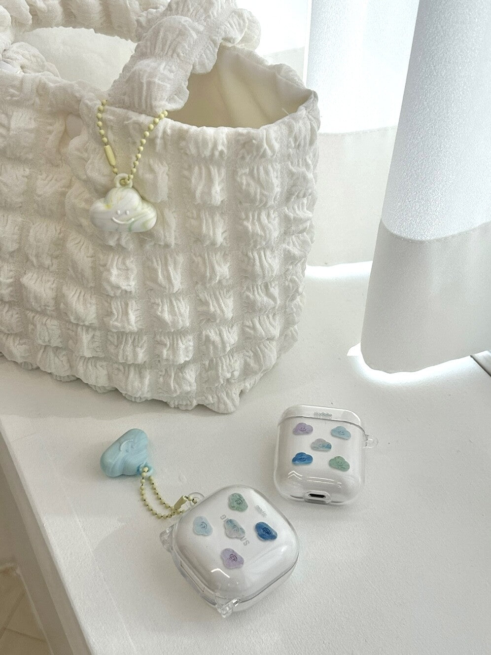 Skyfolio Upcycling Pattern Airpods Case (透明)