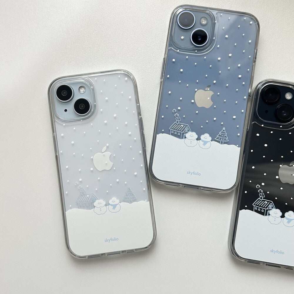 Skyfolio Snow Village Phone Case (Jelly Hard 透明殼)