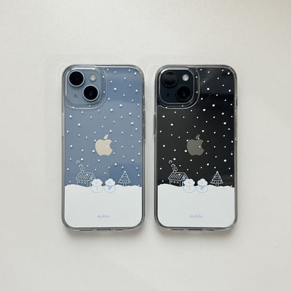 Skyfolio Snow Village Phone Case (Jelly Hard 透明殼)