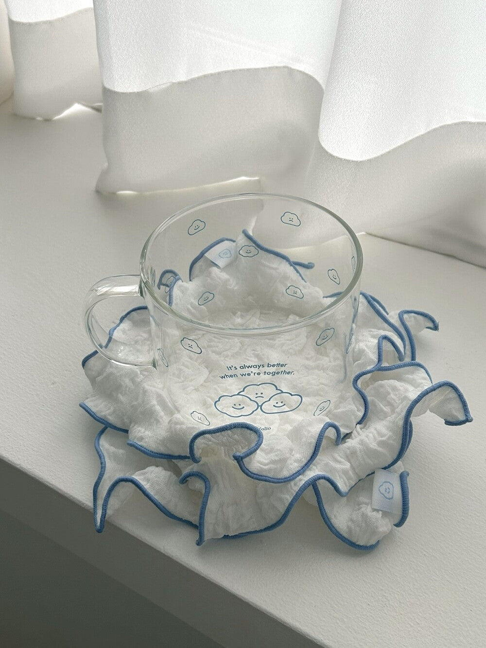 Skyfolio Cloud Waffle Coaster