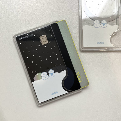 Skyfolio Cloud Snowman Magsafe Card Slot 透明卡套