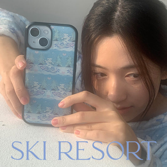 Musemood Ski Resort (Epoxy) Phone Case