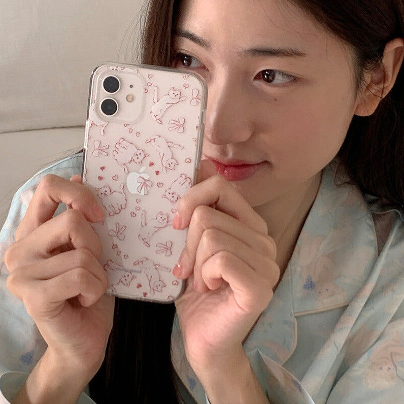 Musemood Kitty Love Phone Case (Clear 透明殼)