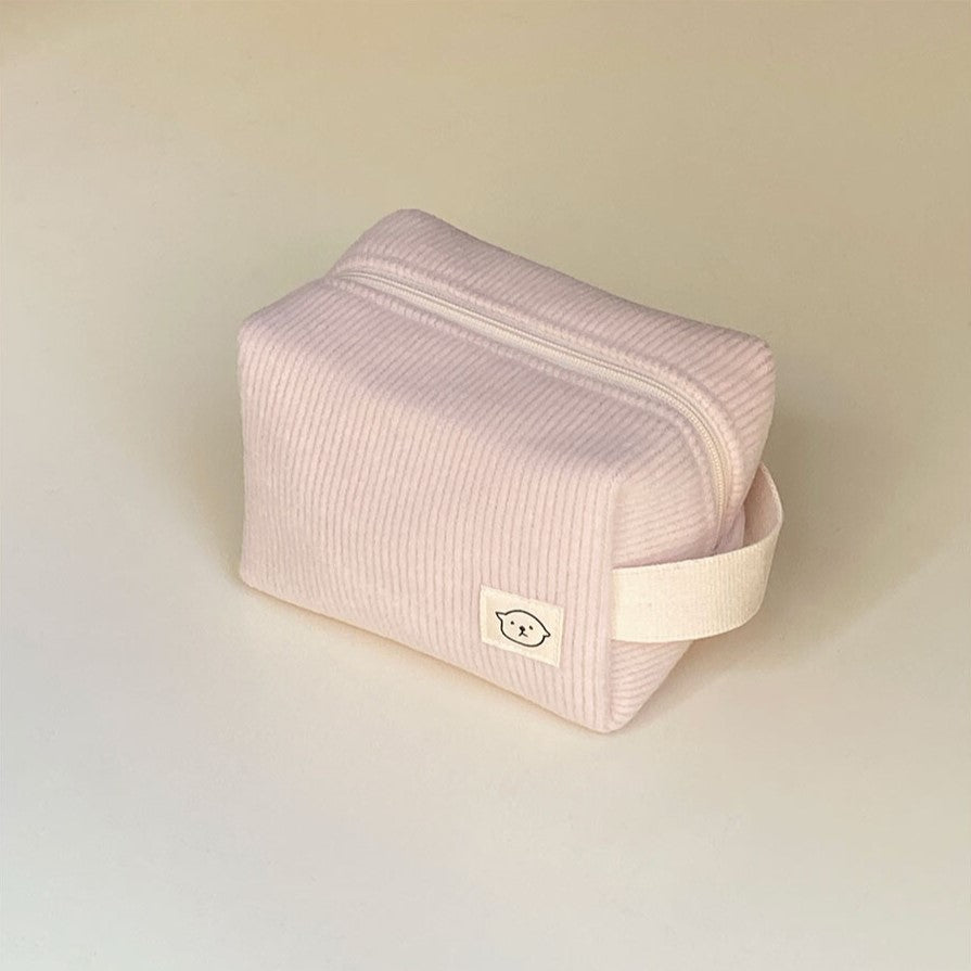 Haedal Store Cube Pouch (knit, Pink)