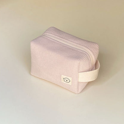 Haedal Store Cube Pouch (knit, Pink)