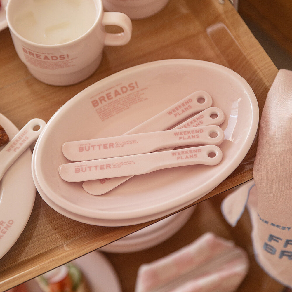 Momur [weekend 8] BREAD plate, knife, bowl, mug (6款各2色)