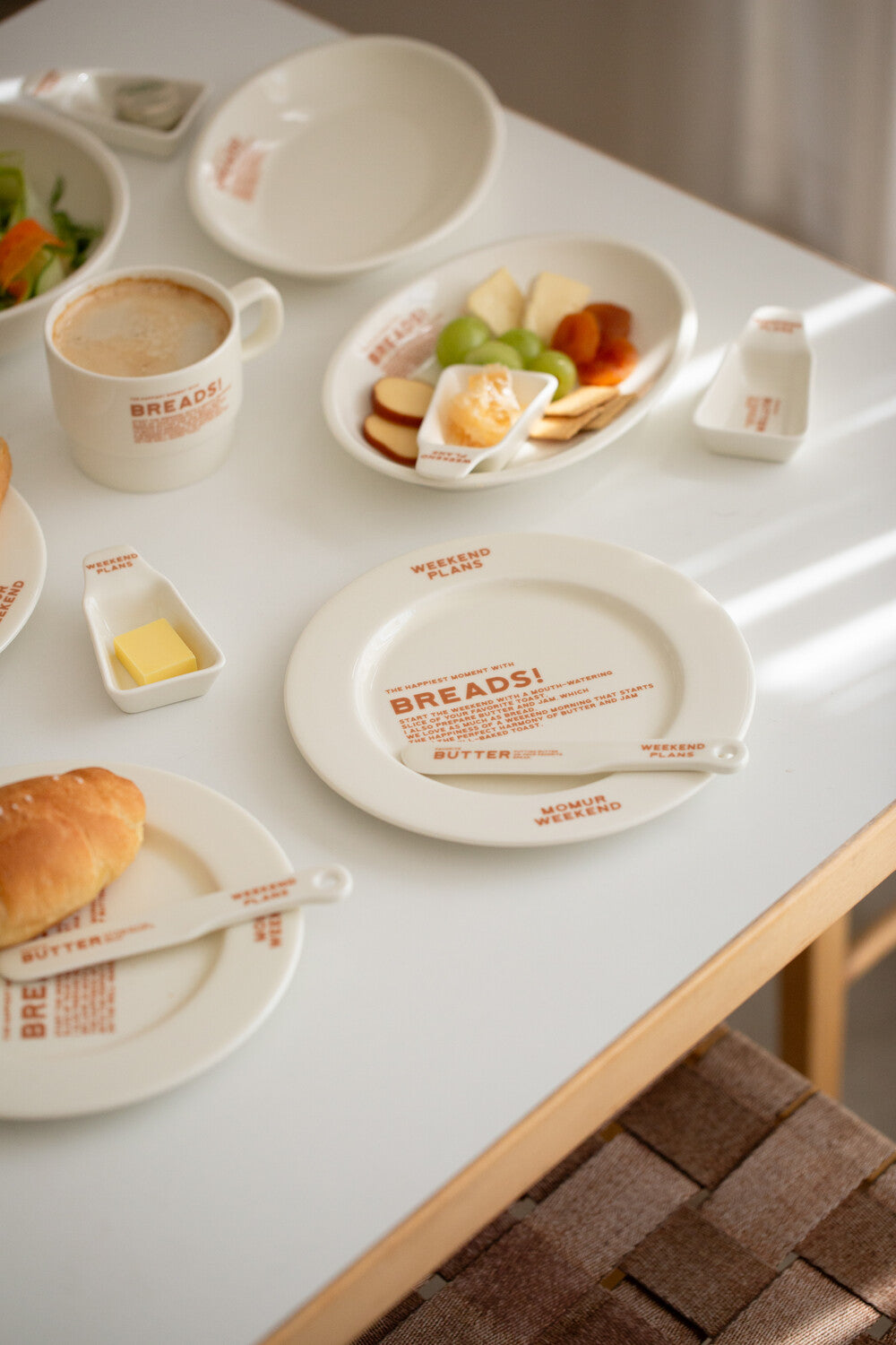 Momur [weekend 8] BREAD plate, knife, bowl, mug (6款各2色)