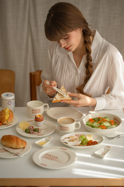 Momur [weekend 8] BREAD plate, knife, bowl, mug (6款各2色)