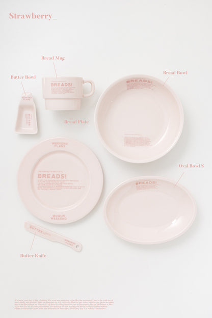 Momur [weekend 8] BREAD plate, knife, bowl, mug (6款各2色)