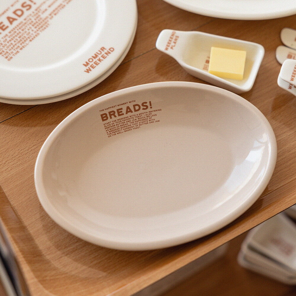 Momur [weekend 8] BREAD plate, knife, bowl, mug (6款各2色)