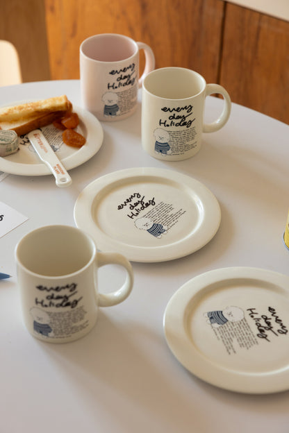 Momur [weekend 8] Holiday puppy plate (7款)