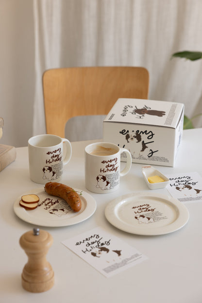 Momur [weekend 8] Holiday puppy plate (7款)