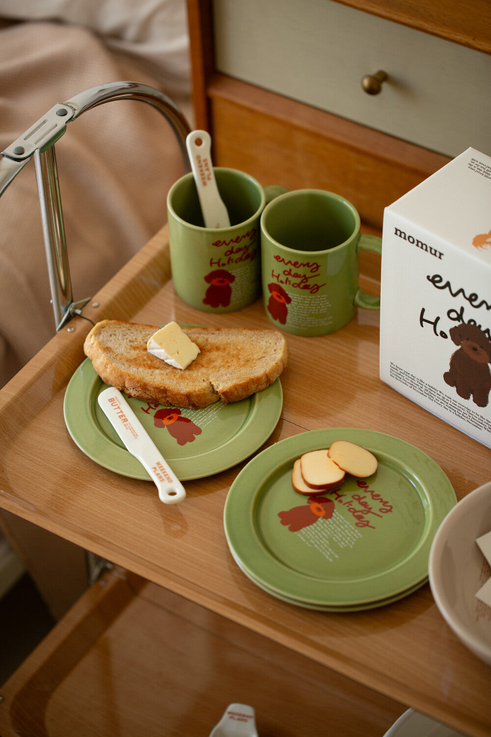 Momur [weekend 8] Holiday puppy plate (7款)