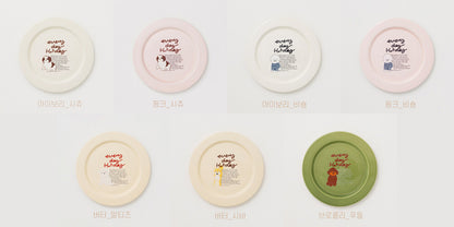 Momur [weekend 8] Holiday puppy plate (7款)
