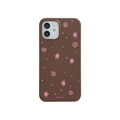 Bit By Bit Choco Berry Phone Case (Hard 普通硬殼)