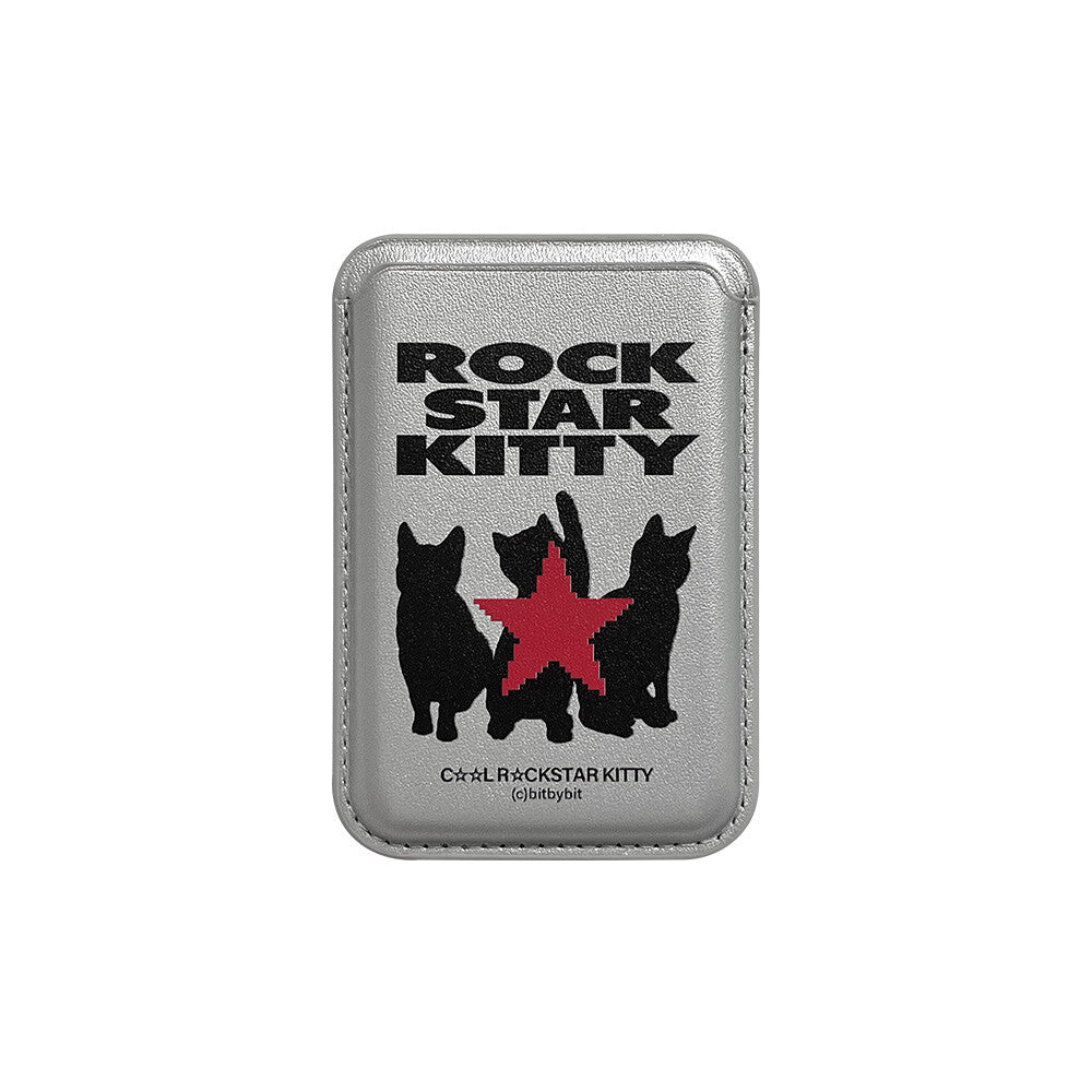 Bit by bit Rockstar Kitty Card Case (Magsafe)