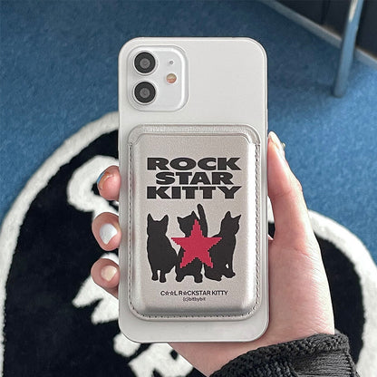 Bit by bit Rockstar Kitty Card Case (Magsafe)