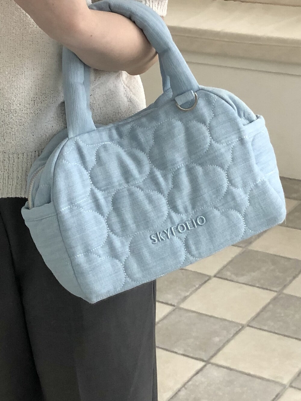 Skyfolio Cloud Quilting Bag (Light blue)