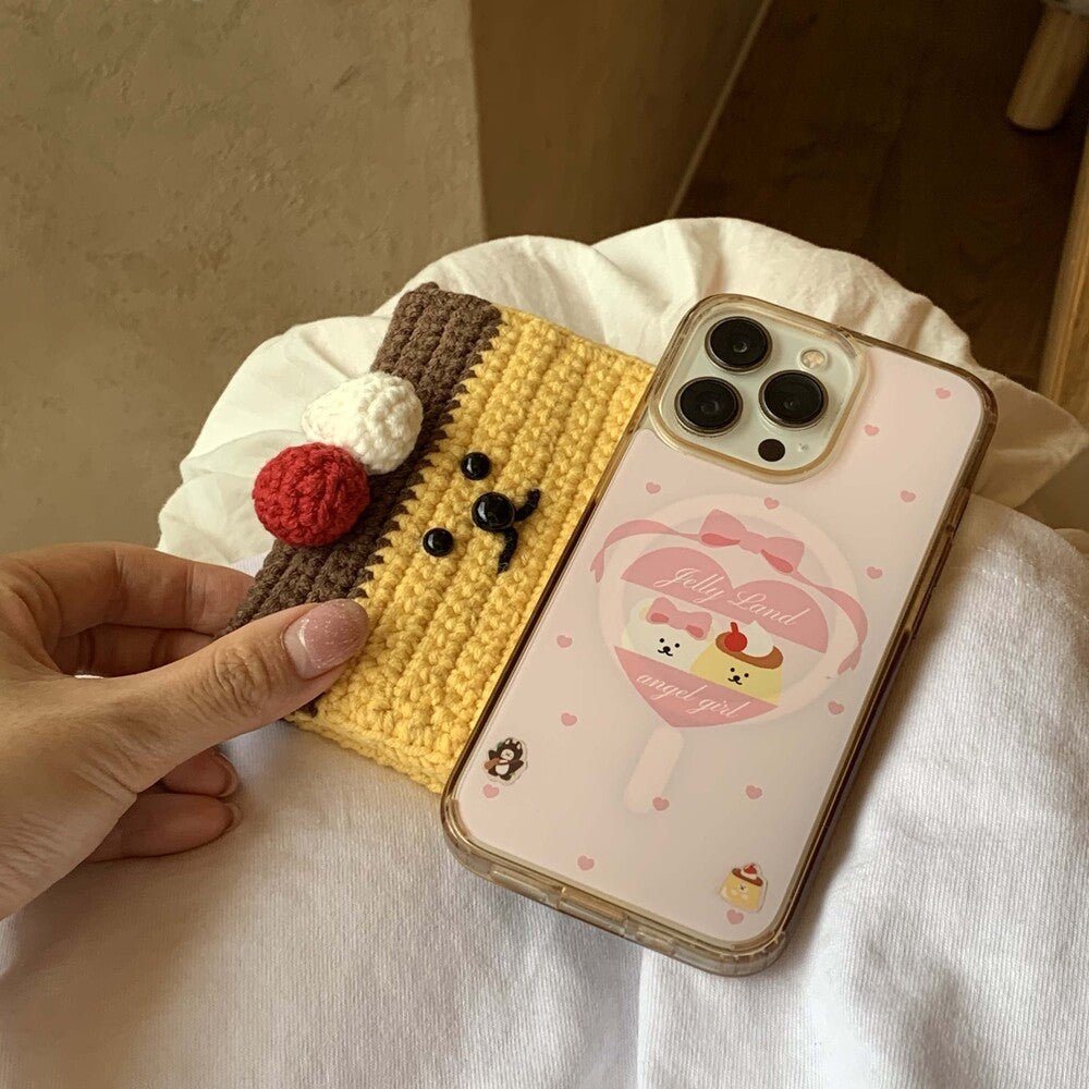 Jellyland Pudding Knitted Card Wallet🍮針織卡包