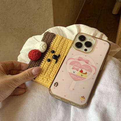 Jellyland Pudding Knitted Card Wallet🍮針織卡包